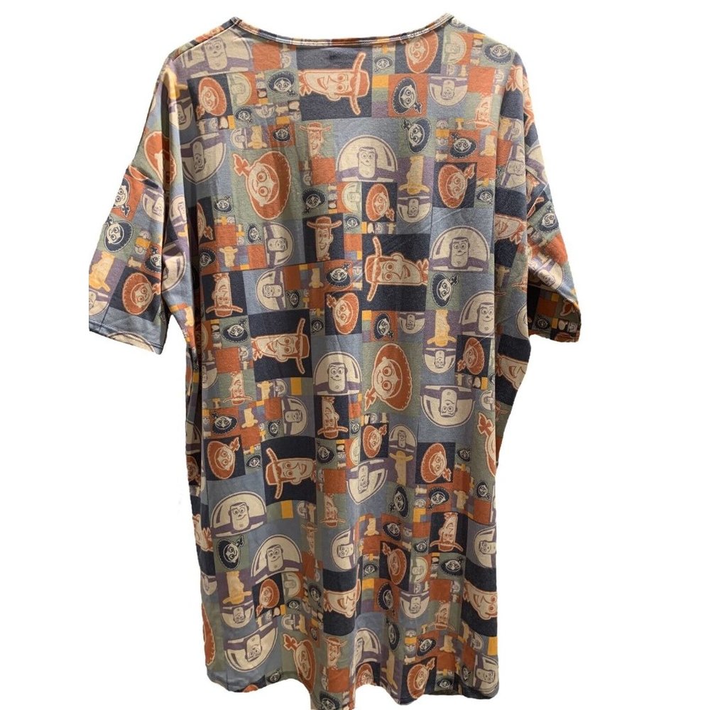 LuLaRoe Irma Tunic Shirt Disney/Pixor Multicolor Size M - Picture 2 of 3